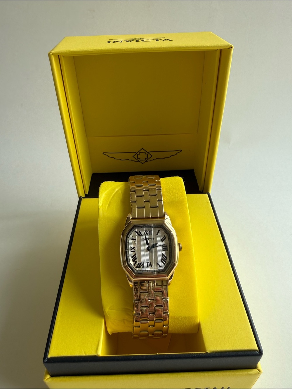 Invicta Gold Tone Women's Bracelet Watch - White Face